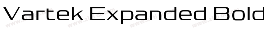Vartek Expanded Bold字体转换